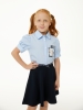 Школьная блузка с коротким рукавом для девочки - Skazka