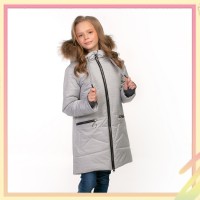Пальто зимнее для девочки Бажена 3w19-06 - Skazka