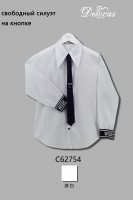 с62754 блузка дд галстуком - Skazka