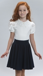 Блузка для девочки с коротким рукавом5 - Skazka