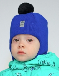 Шлем для малчика демисезонный Вит ярко-синий - Skazka